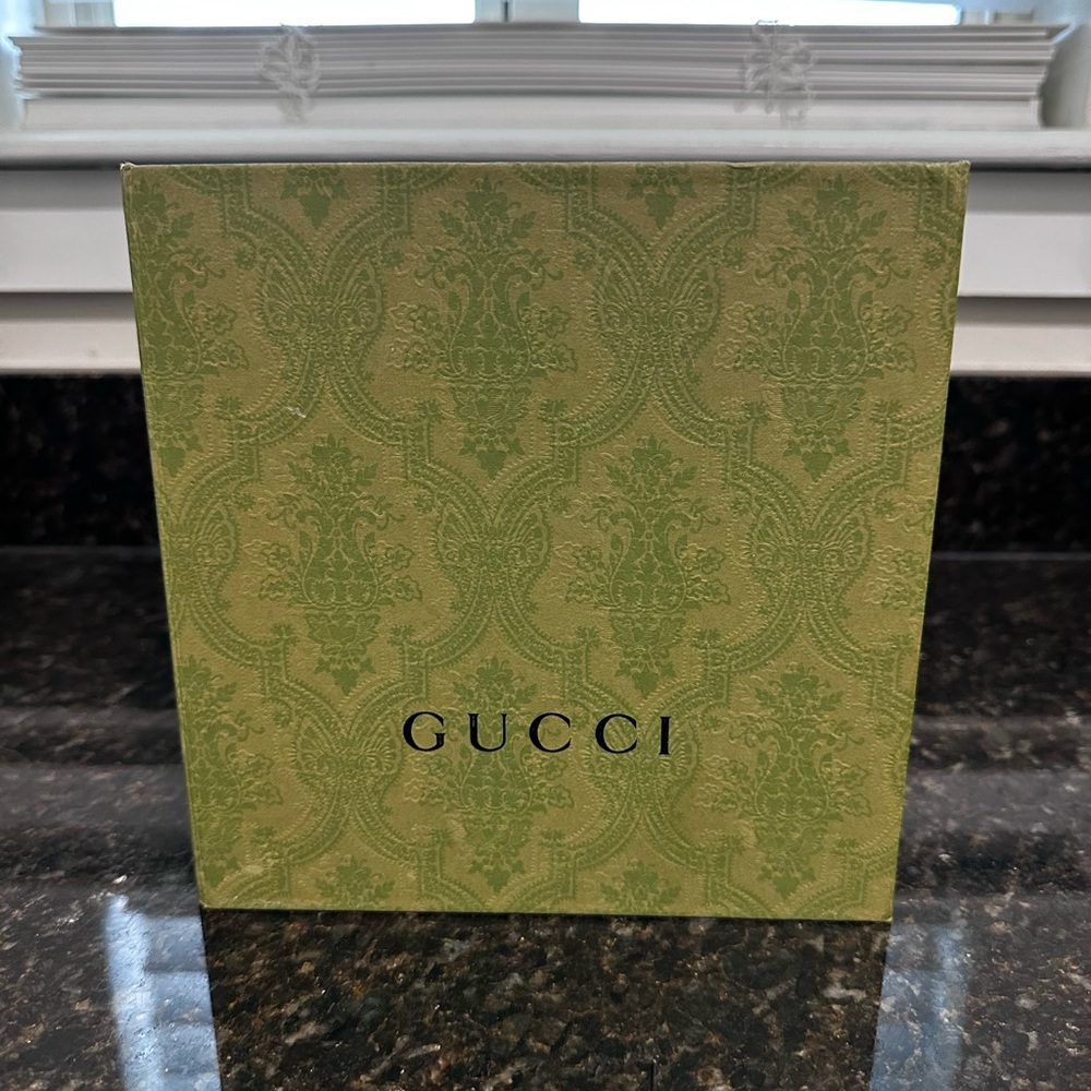Gucci Olive Green Embossed Box